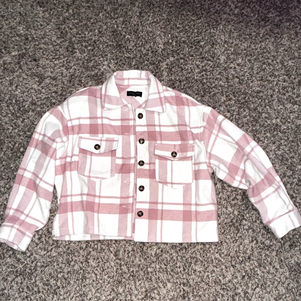 Pink Plaid Jacket
